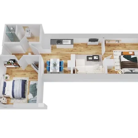 Welcome In - Nr 511 Mit Terrasse Und Eigenem Parkplatz *